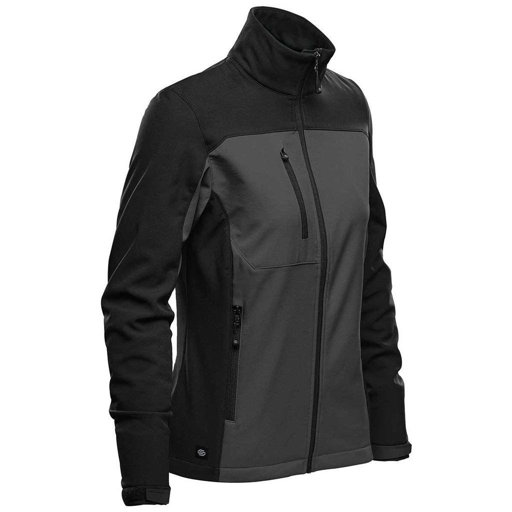 Stormtech Women's Dolphin/Black Cascades Softshell