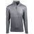 Levelwear Men's Heather Pebble/Charcoal Prevail Quarter Zip Pullover