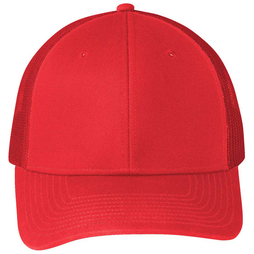 Port Authority True Red Snapback Trucker Cap