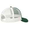 Port Authority Dark Green/White Snapback Trucker Cap