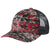 Port Authority Flame Red Digi/Grey Steel Snapback Digi Camo Trucker Cap