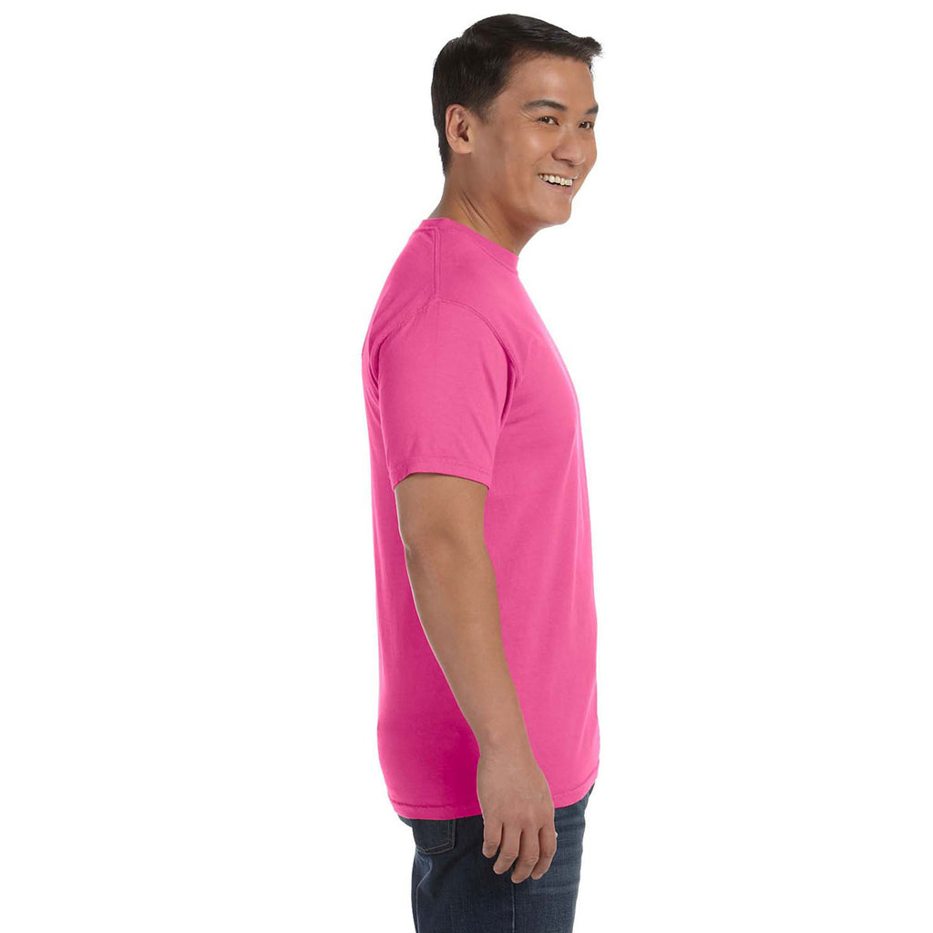 Comfort Colors Men's Neon Pink 6.1 Oz. T-Shirt