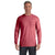 Comfort Colors Men's Crimson 6.1 Oz. Long-Sleeve Pocket T-Shirt