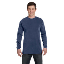 Comfort Colors Men's China Blue 6.1 Oz. Long-Sleeve T-Shirt