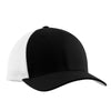 Port Authority Black/White Mesh Back Cap