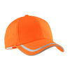 Port Authority Safety Orange/ Reflective Enhanced Visibility Cap