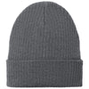 Port Authority Grey Steel C-FREE Recycled Beanie