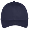 Port Authority True Navy Six-Panel Unstructured Twill Cap