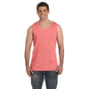 Comfort Colors Men's Neon Red Orange 6.1 Oz. Tank