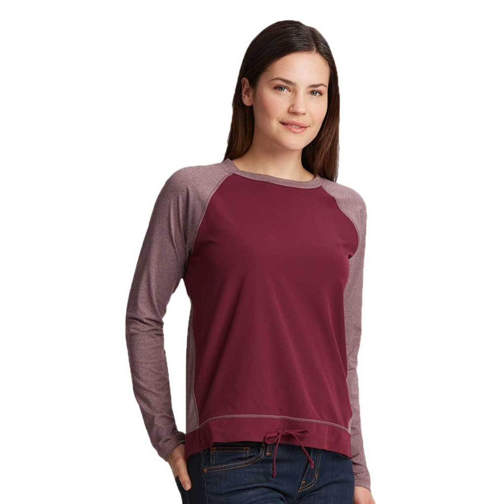 Cutter & Buck Women's Bordeaux Response Hybrid Long Sleeve Top