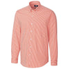 Cutter & Buck Men's College Orange Anchor Gingham Shirt