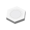 Post-It White Custom Printed Notes Cube-Hexagon Slim Cube