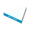 Post-It White Custom Printed Notes Cube-Triangle Slim Cube