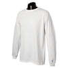 Champion Men's 5.2 oz White L/S Tagless T-Shirt