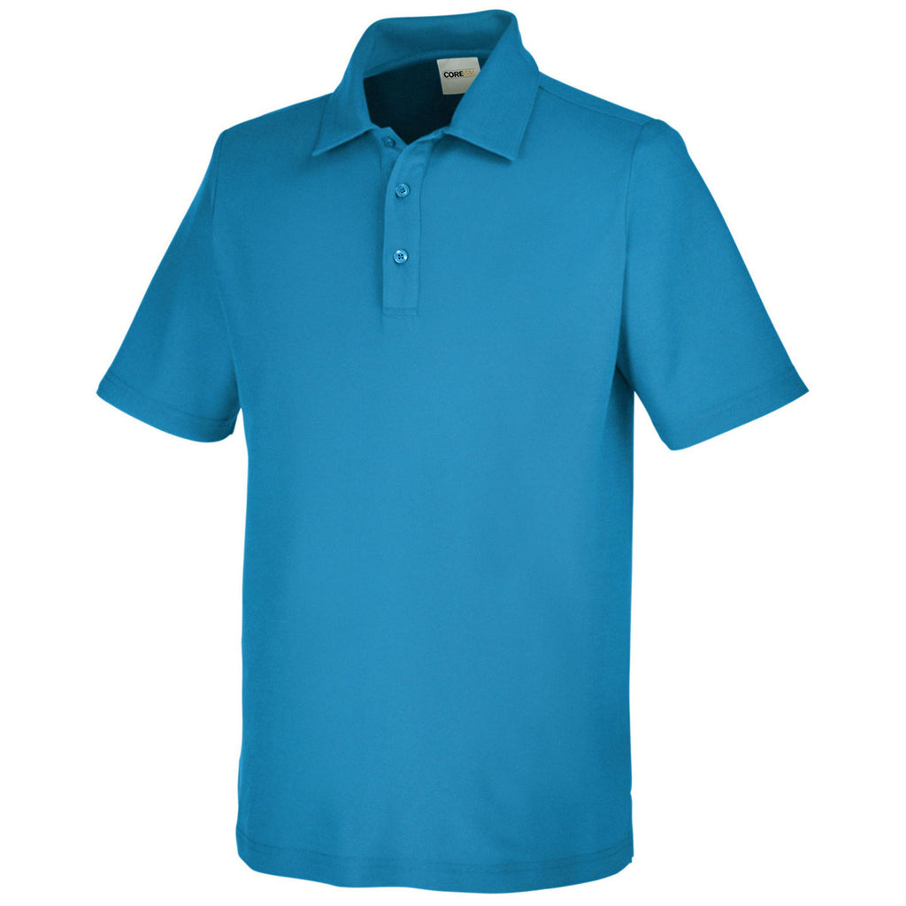 Core 365 Men's Electric Blue Fusion ChromaSoft Pique Polo