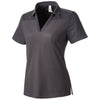 Core 365 Women's Carbon/Carbon Heather Fusion ChromaSoft Colorblock Polo