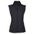 Core 365 Women's Black Cruise Two-Layer Fleece Bonded Soft Shell Vest