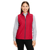 Core 365 Women's Classic Red/Carbon Techno Lite Unlined Vest