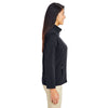 Core 365 Women's Black Techno Lite Three-Layer Knit Tech Shell