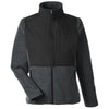 Core 365 Women's Heather Charcoal/Black Journey Summit Hybrid Full-Zip