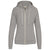 Landway Women's Heather Grey Peyton Cotton Poly Fleece Hoodie