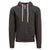 Landway Men's Heather Black Westport Vintage Full Zip Cotton Sweatshirt