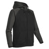 Stormtech Men's Black/Carbon Omega Two-Tone Zip Hoody