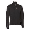 Callaway Men's Black Long Sleeve Water Repellent Quarter Zip Mock with Reflection