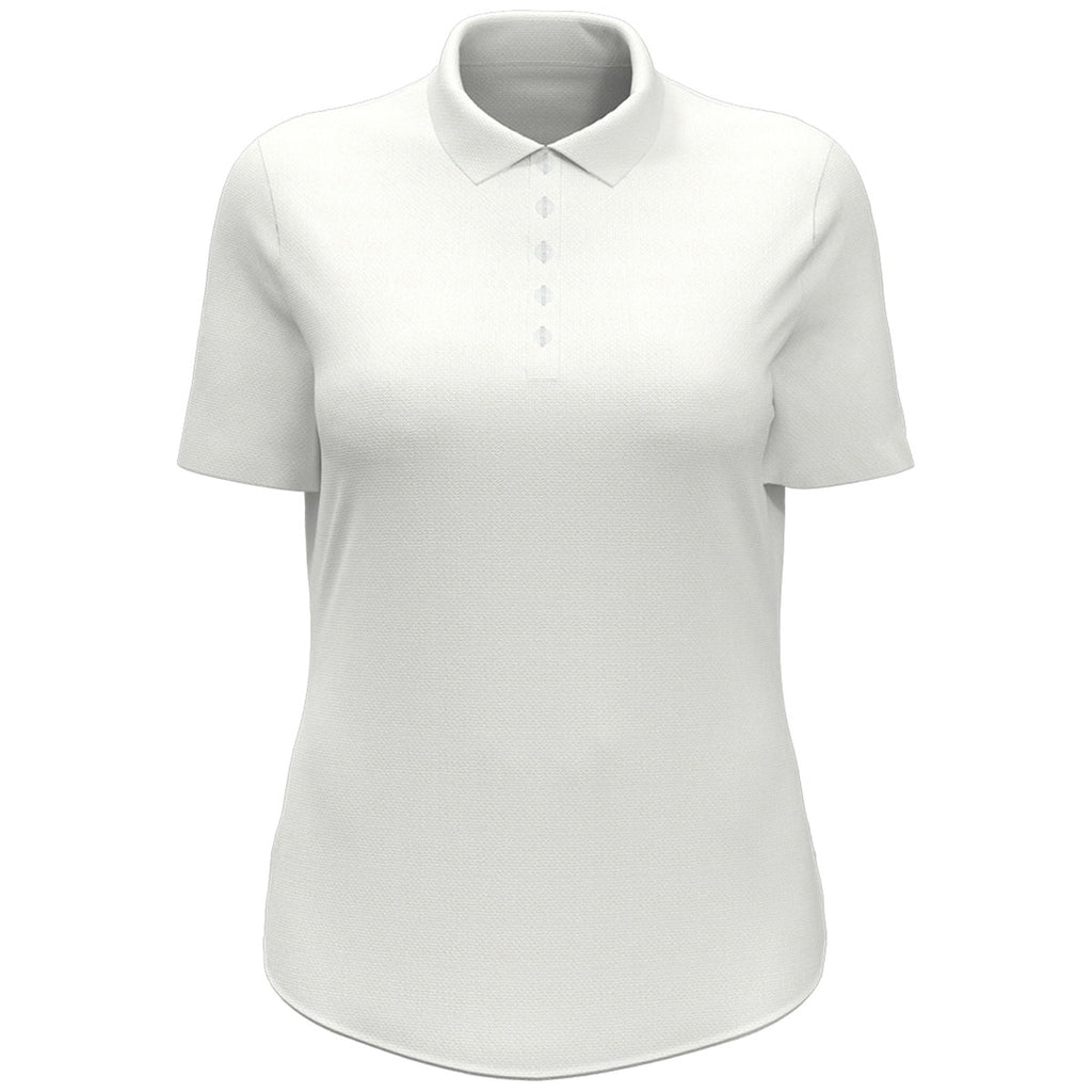 Callaway Women's Bright White Silver Birdseye Polo