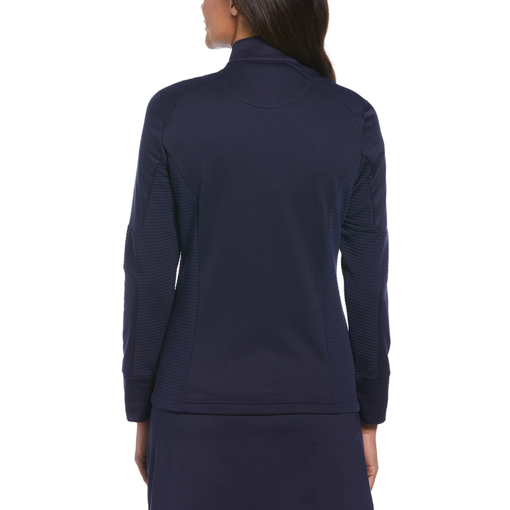 Callaway Women's Peacoat Navy Full-Zip Ottoman Jacket