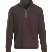Landway Men's Rust Mason Vintage Quarter-Zip Pullover