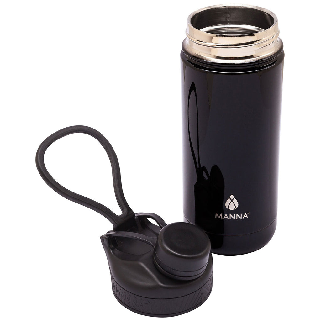 Manna Black 18 oz. Ranger Steel Bottle