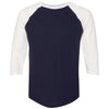 Champion Men's Navy/Chalk White Premium Fashion Baseball T-Shirt