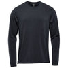 Stormtech Men's Charcoal Heather Montebello Performance Long Sleeve Tee