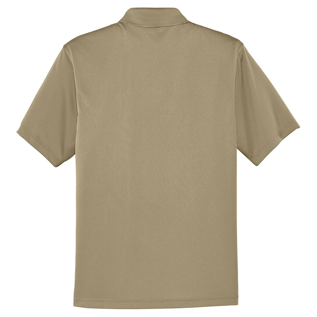 CornerStone Men's Tan Select Snag-Proof Pocket Polo