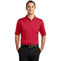 CornerStone Men's Red Select Snag-Proof Pocket Polo