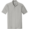 CornerStone Men's Light Grey Select Lightweight Snag-Proof Polo