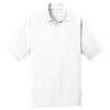 CornerStone Men's White Select Lightweight Snag-Proof Polo