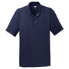 CornerStone Men's True Navy Micropique Gripper Polo