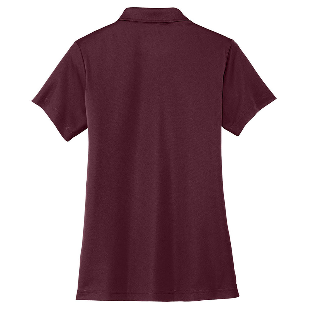 CornerStone Women's Maroon Micropique Gripper Polo