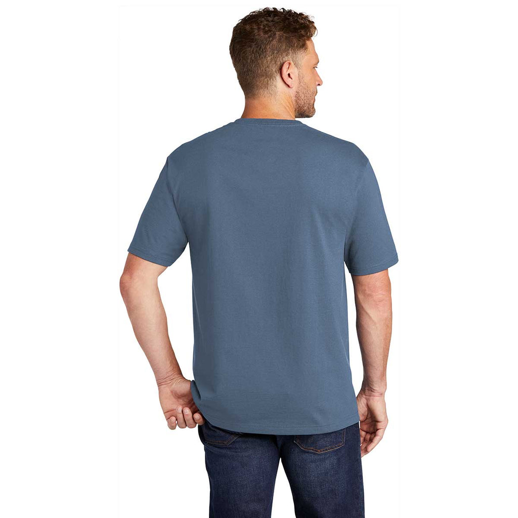 CornerStone Men's Regatta Blue Workwear Short Sleeve Pocket Tee