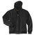 CornerStone Men's Black Heavyweight Full-Zip Hooded Sweatshirt with Thermal Lining