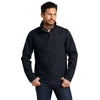 CornerStone Men's Navy Blue Duck Bonded Soft Shell Jacket