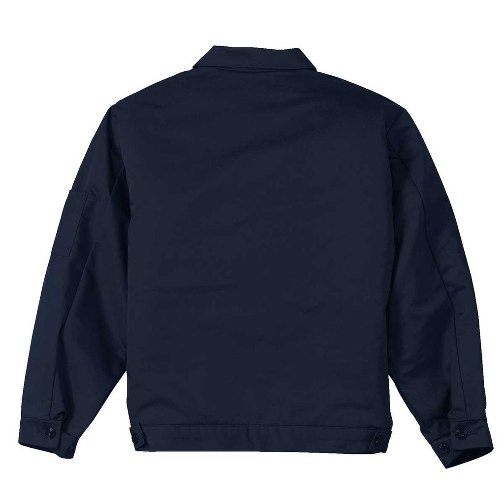 Red Kap Men's Navy Slash Pocket Jacket