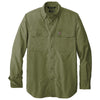 Carhartt Men's Burnt Olive Force Solid Long Sleeve Shirt