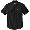 Carhartt Men's Black Force Solid Short Sleeve Shirt