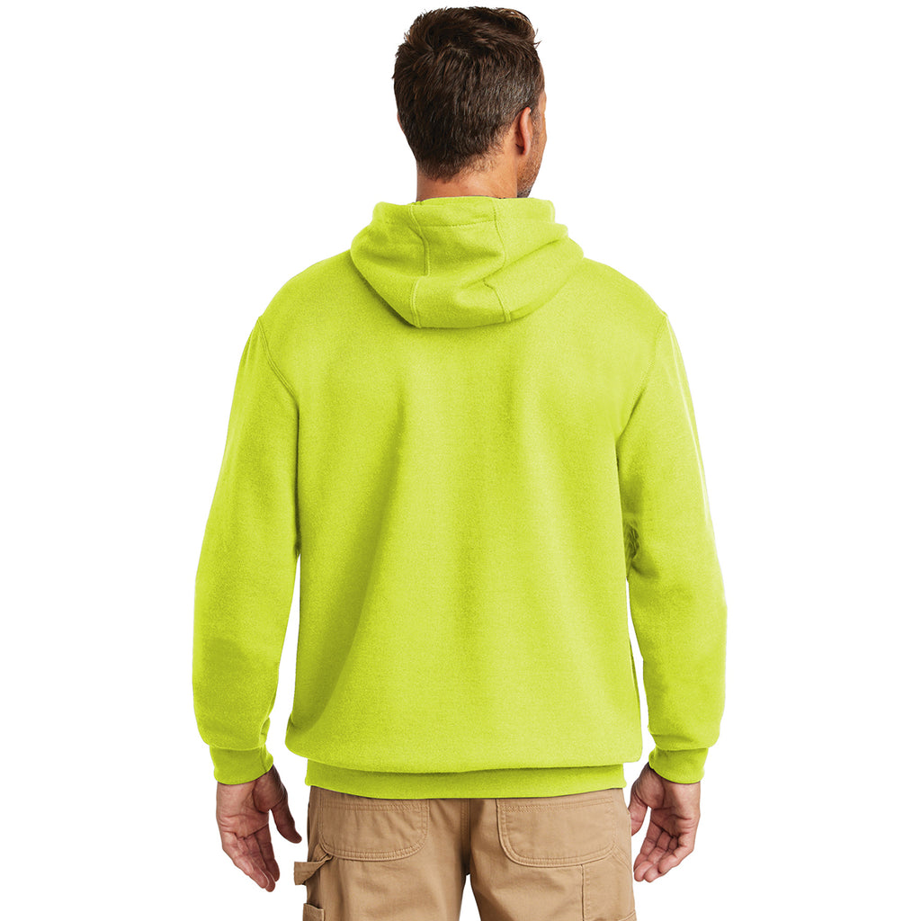 Carhartt Men's Bright Lime Midweight Hooded Sweatshirt