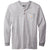 Carhartt Men's Heather Grey Long Sleeve Henley T-Shirt