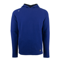 Zusa Unisex Cobalt Afton Textured Hoodie
