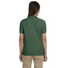 Devon & Jones Women's Forest Pima Pique Short-Sleeve Y-Collar Polo